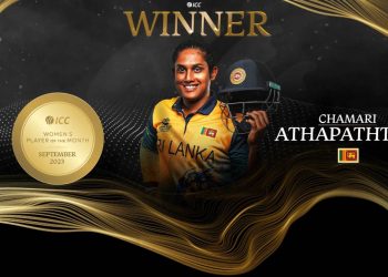 ICC Women’s Player of the month ලෙස චමරි අතපත්තු නම් කරයි