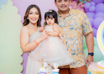 නෙහාරා සහ මේනකගේ පුංචිම දෝණිටසුබම සුබ උපන්දිනයක් වේවා